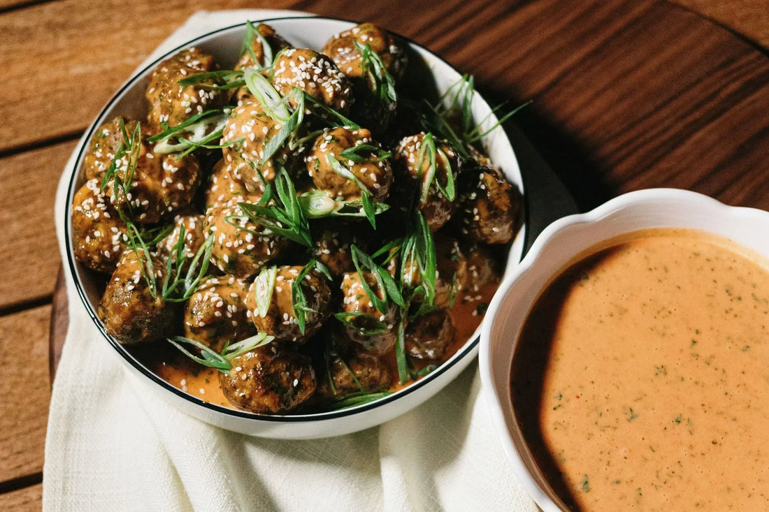 North 36 Farms Meatballs with Firecracker Sauce