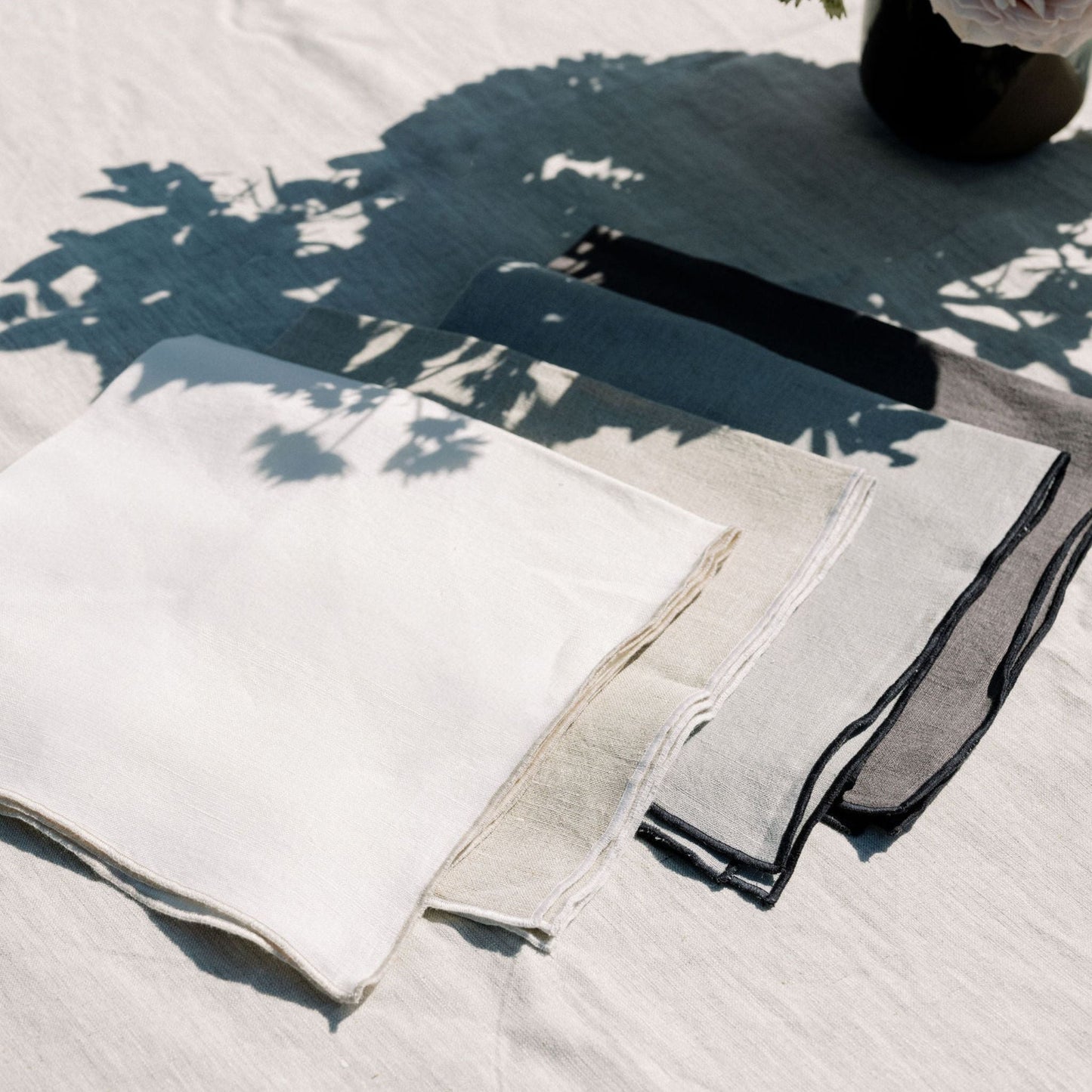 Linen Napkins - Blue-Gray