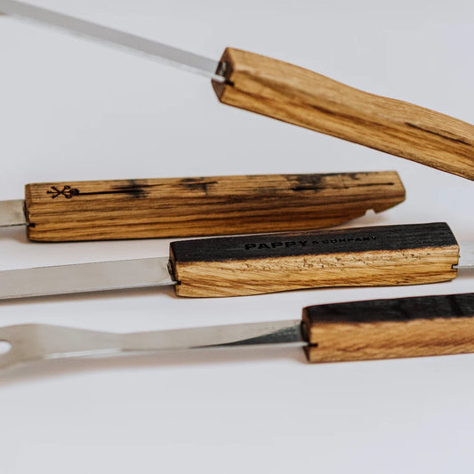 Pappy & Company Barrel Stave Grilling Tool Set