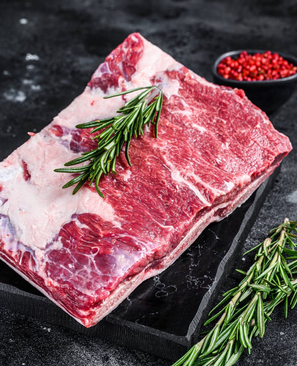 Raw plate short ribs
