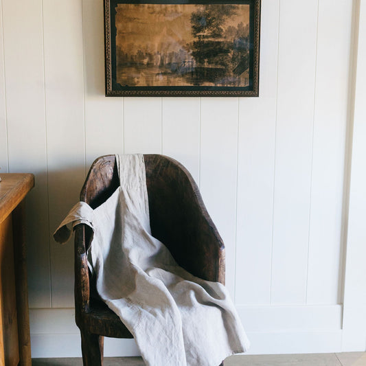 Linen Criss-Cross Back Apron
