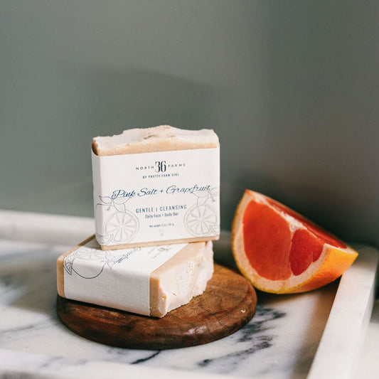 Pink Salt and Grapefruit Soap