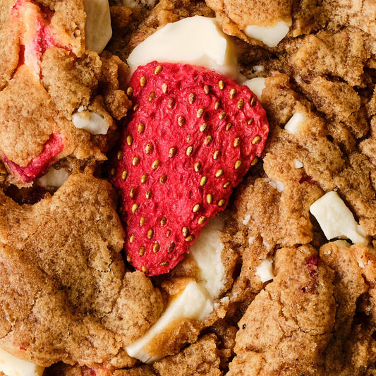 Strawberry White Chocolate Cookie