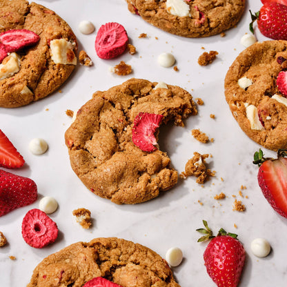 Strawberry White Chocolate Cookie