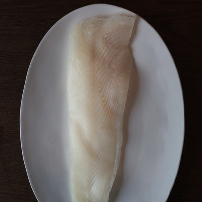 Wild Alaskan halibut fletch plated