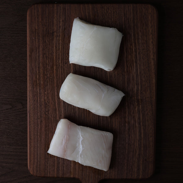 Wild Alaskan halibut individual portions