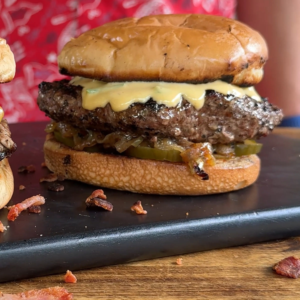 North 36 queso burger