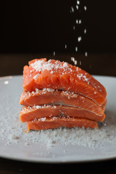 King salmon portion, just add salt