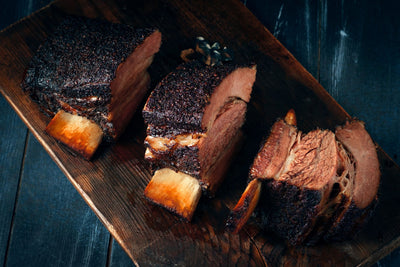 Smoked plate short ribs, sliced